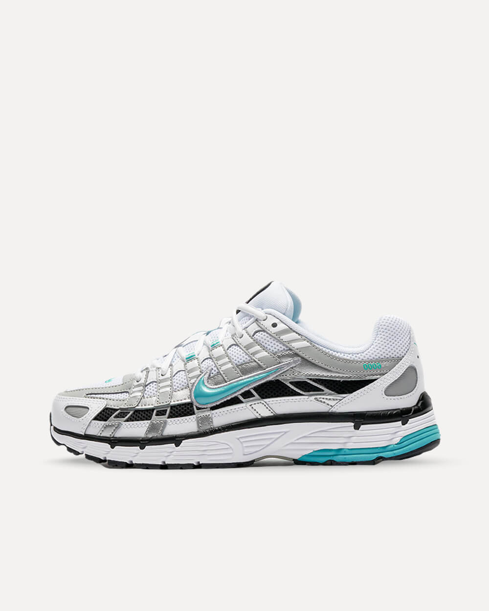 Nike P-6000 WHITE/DUSTY CACTUS-METALLIC SILVER-BLACK CD6404-103 sneaker