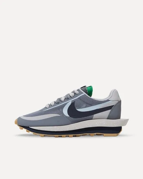Nike x sacai x CLOT LDWaffle Cool Grey/Obsidian/Navy/Green DH3114-001 sneaker