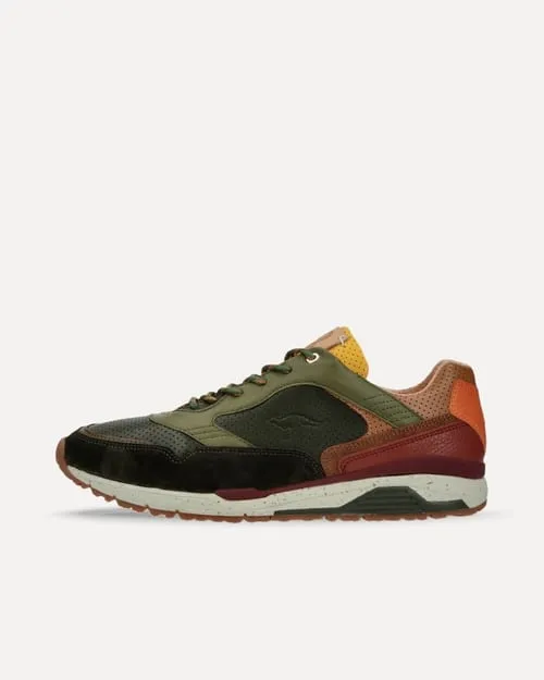 KangaROOS x Kish Kash x SneakerQueen „Cherry Maple“ forest green/saddle brown 4712D 000 8082 sneaker