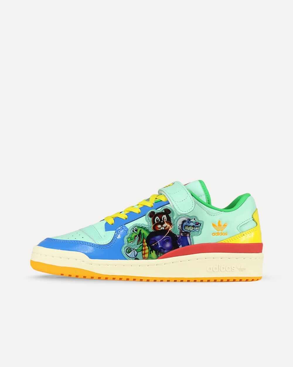 adidas Originals x Kerwin Frost Forum Lo „Benchmate“ CLEAR MINT/MULTICOLOR/MULTICOLOR GX3873 sneaker