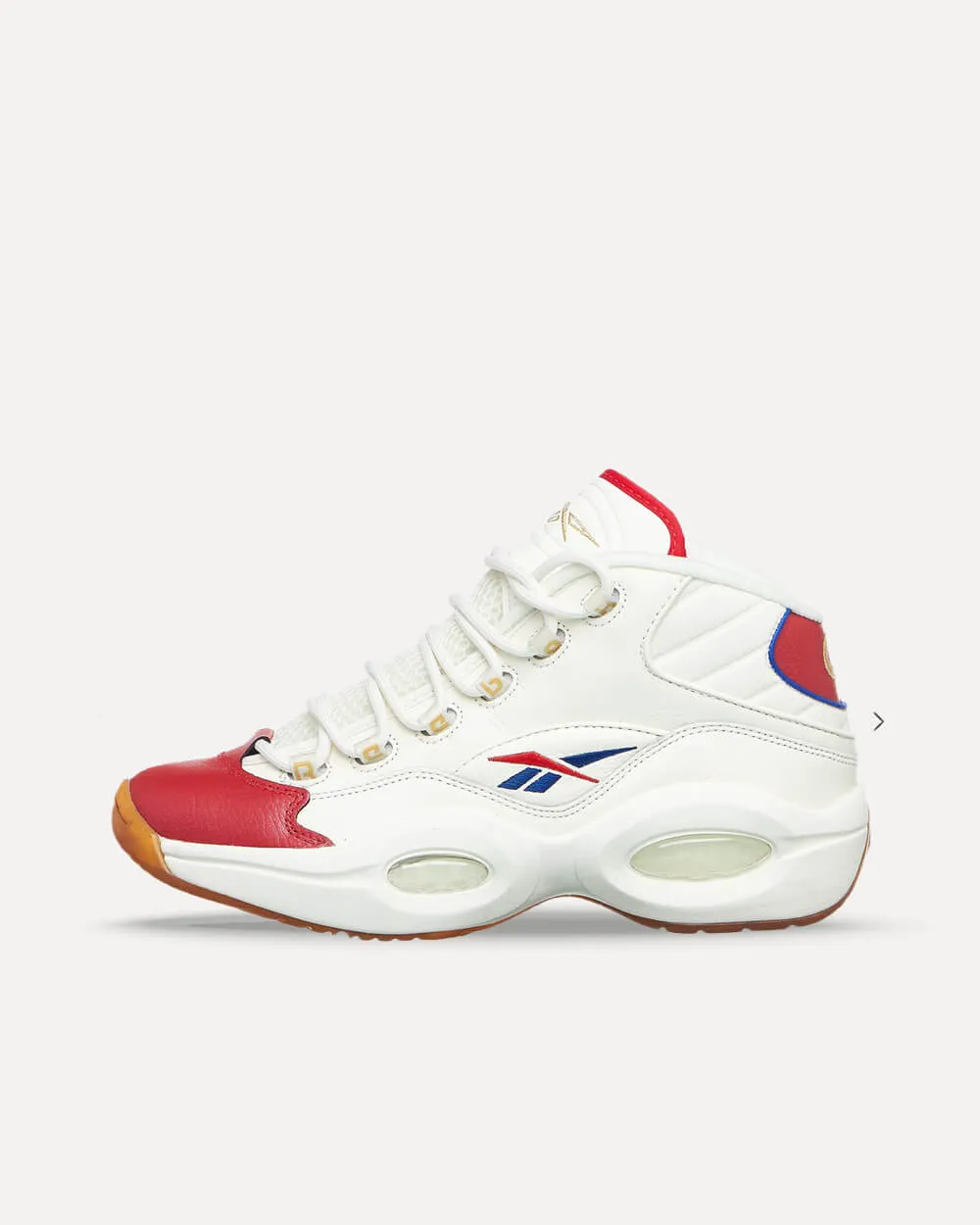 Reebok Question Mid Chalk / Vector Red / Vector Blue GZ7099 sneaker
