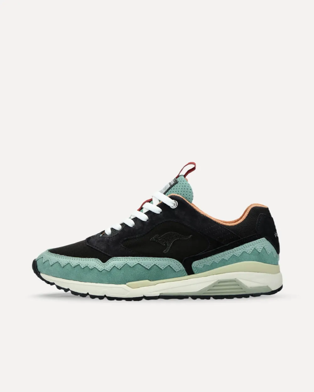 KangaROOS x Footshop Ultimate 3 „Nocturna“ schwarz, cyan / hellblau 4704F 000 5068 sneaker