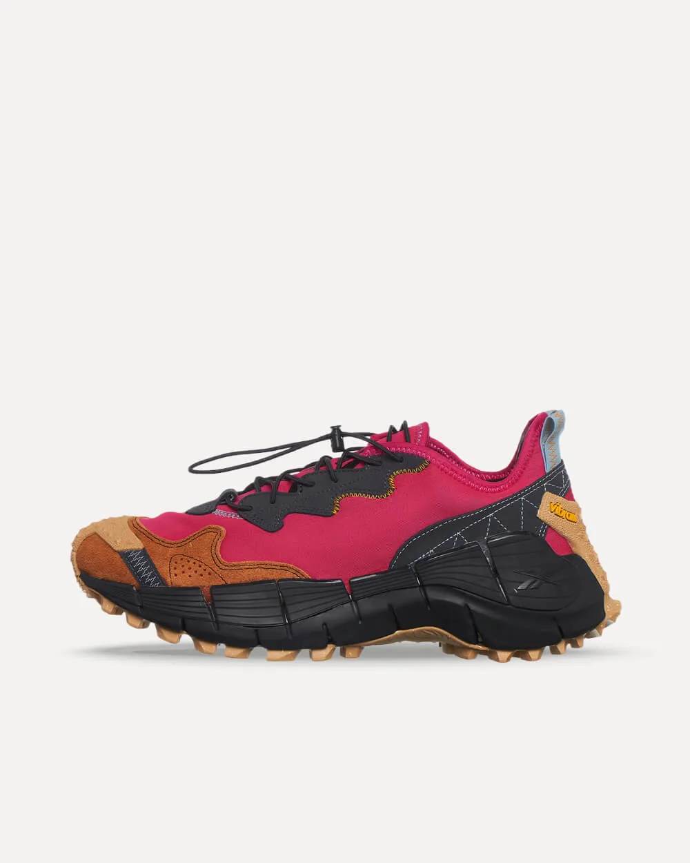 Reebok x Jetsons meet the Flintstones Zig Kinetica II Edge Pursuit Pink / Pure Grey 8 / Brown Malt GY3980 sneaker