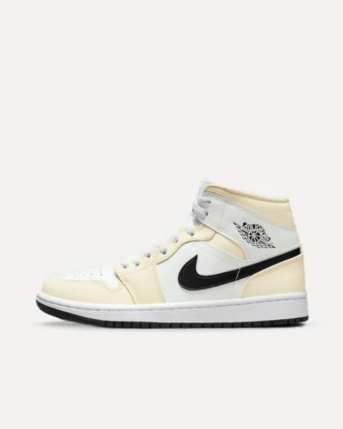 Nike Wmns Air Jordan 1 Mid „Coconut Milk“ Coconut Milk / Black / Summit White / White BQ6472-121 sneaker