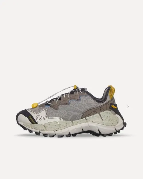 Reebok Zig Kinetica II Edge Boulder Grey / Essential Blue / Sulfur Green GX0117 sneaker