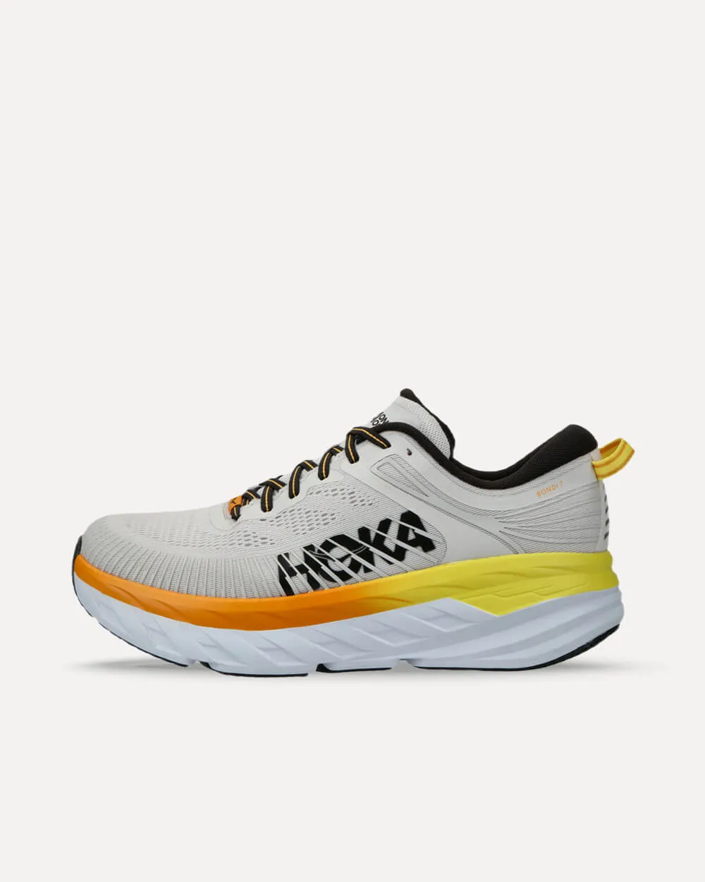HOKA ONE ONE M Bondi 7 NIMBUS CLOUD / RADIANT YELLOW 1110518-NCRY sneaker