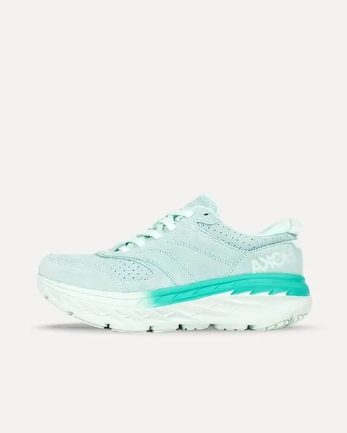 HOKA ONE ONE Bondi L Suede Mint / Turquoise 1122572-BGAT sneaker