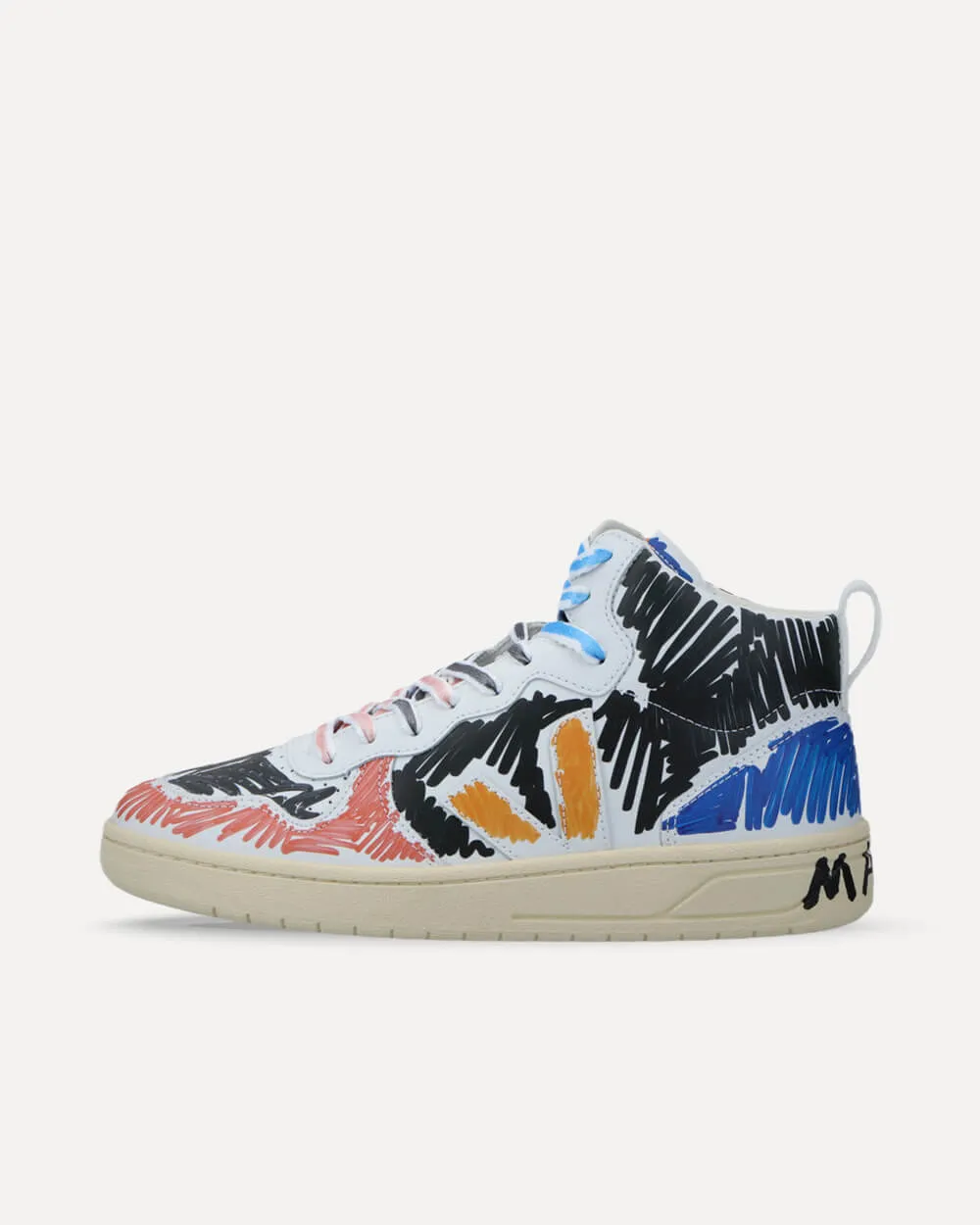 Veja x MARNI V-15 Leather „Multicolor“ MARNI_BLACK VQ0202884 sneaker