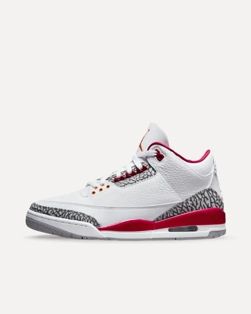 Nike Air Jordan 3 Retro „Cardinal Red“ WHITE/LIGHT CURRY-CARDINAL RED CT8532-126 sneaker