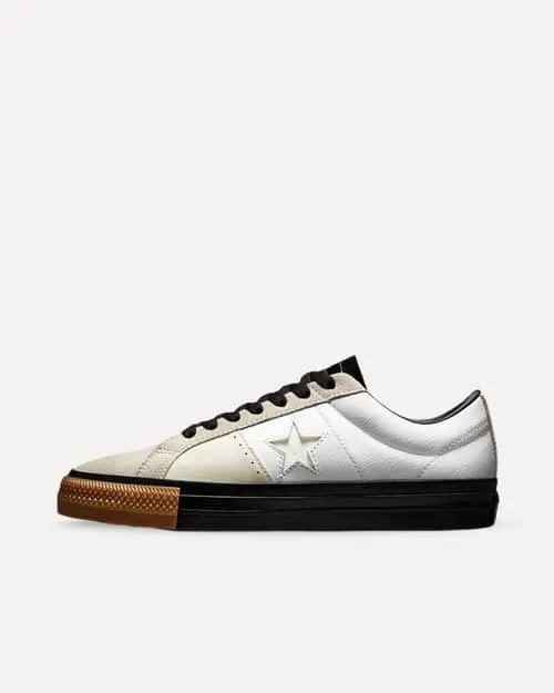 Converse CONS x Charhartt WIP One Star Pro Ox White / Black / Gum Honey 172551C sneaker