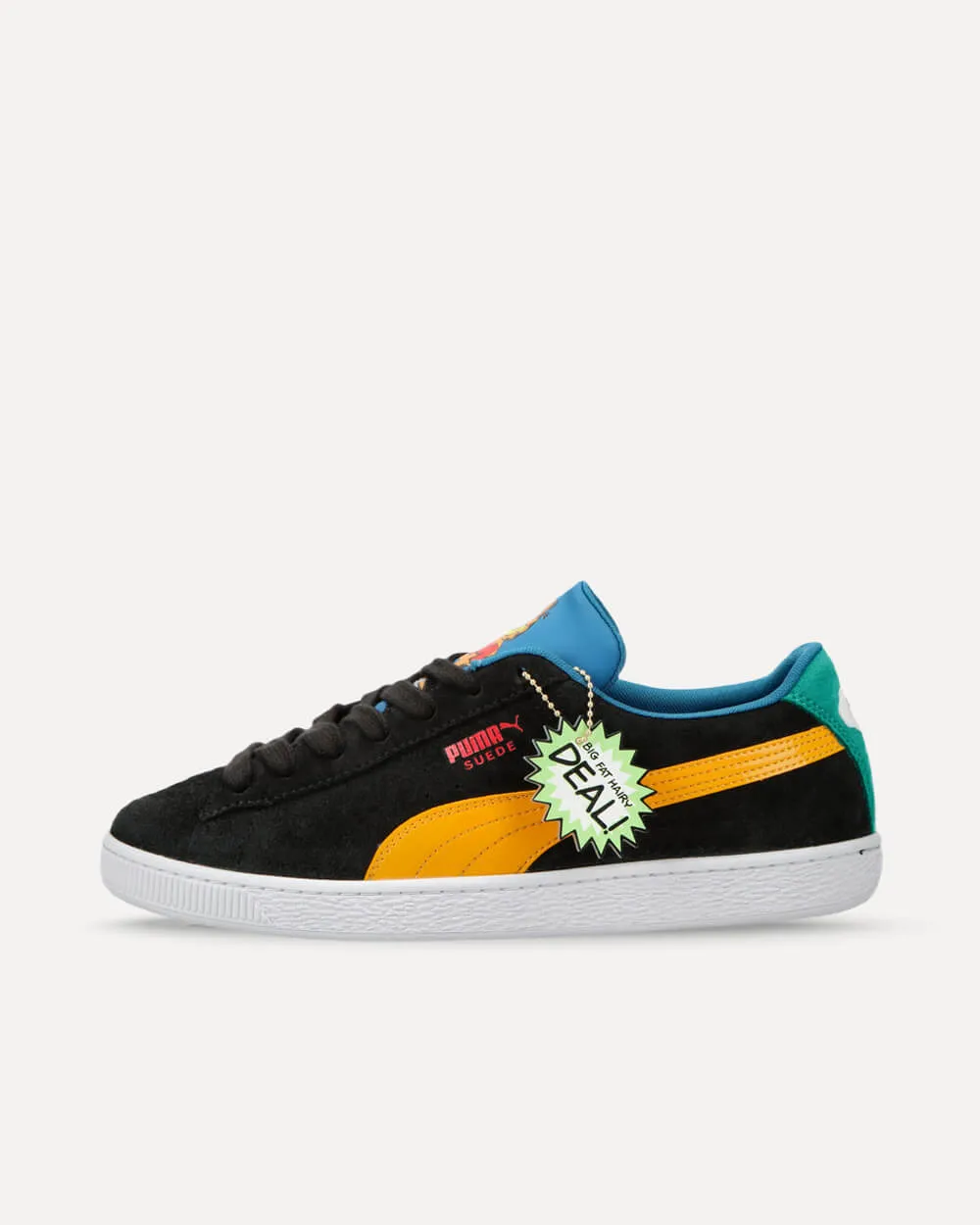 Puma Suede „Garfield“ Dark Cheddar-Celandine-Vallarta Blue 384182-01 sneaker