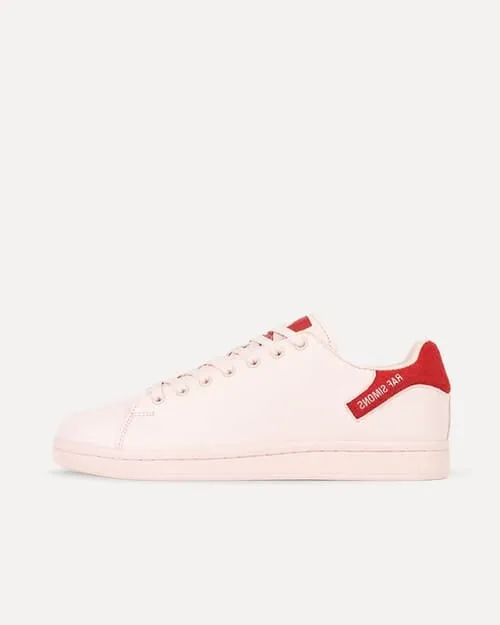 Raf Simons Orion Pastel Pink / Red Suede HR760002L-0310 sneaker