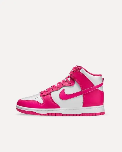 Nike Wmns Dunk High „Pink Prime“ White / Pink Prime DD1869-110 sneaker