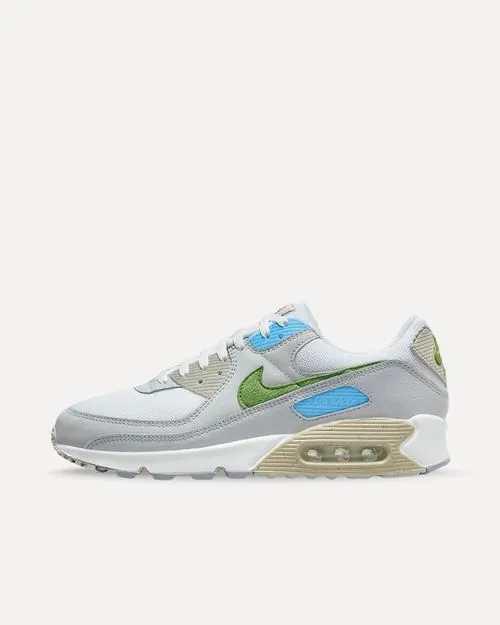Nike Air Max 90 „Evergreen“ WHITE/CHLOROPHYLL-UNIVERSITY BLUE DV3492-100 sneaker