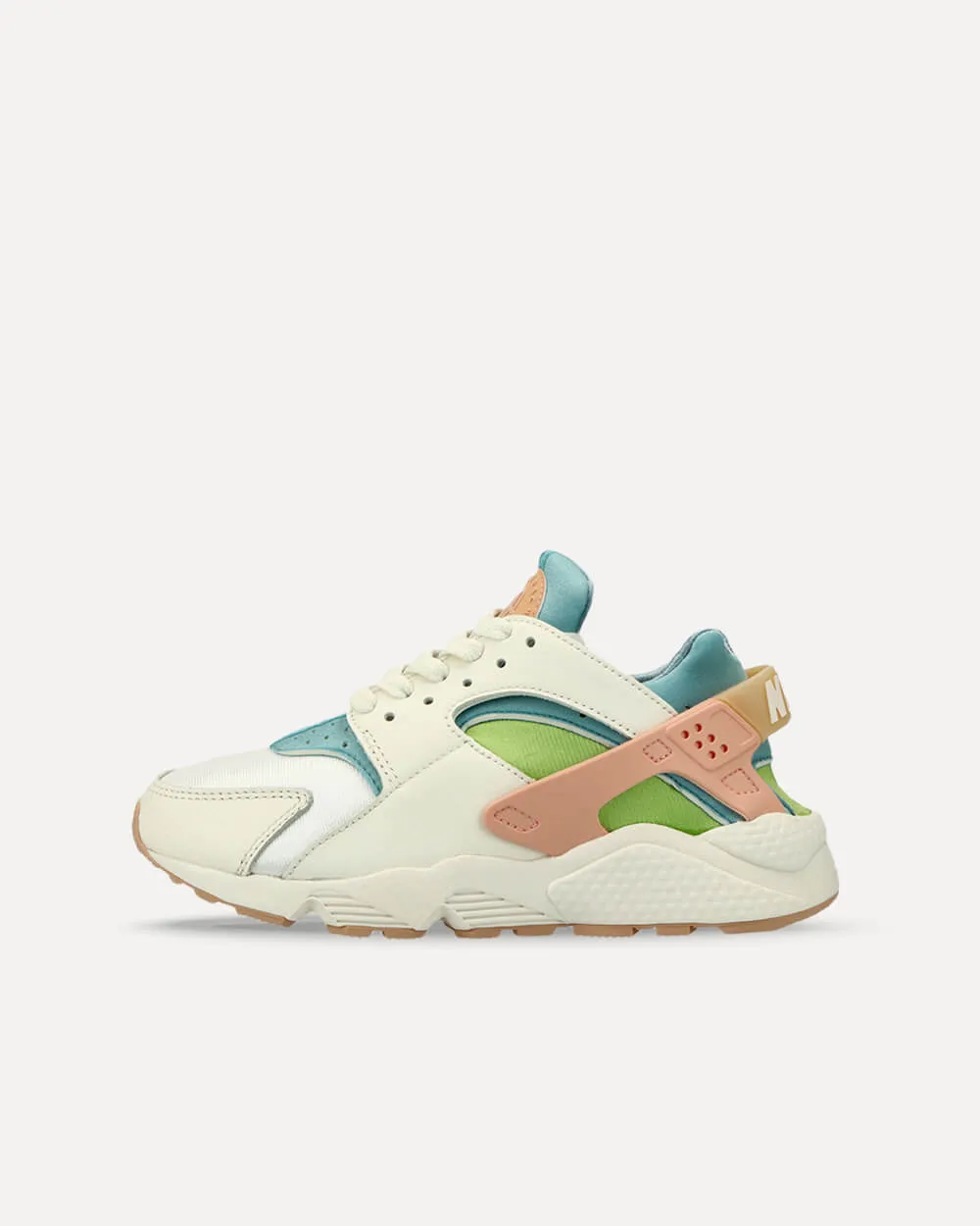 Nike Wmns Air Huarache SE „Sun Club“ SAIL/ARCTIC ORANGE-WORN BLUE-VIVID GREEN DQ0117-100 sneaker