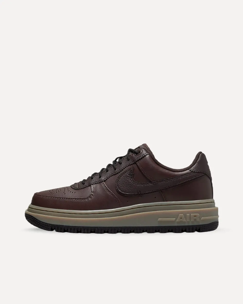 Nike Air Force 1 Luxe „Brown Basalt“ Brown Basalt / Brown Black / Gum Dark Brown DN2451-200 sneaker