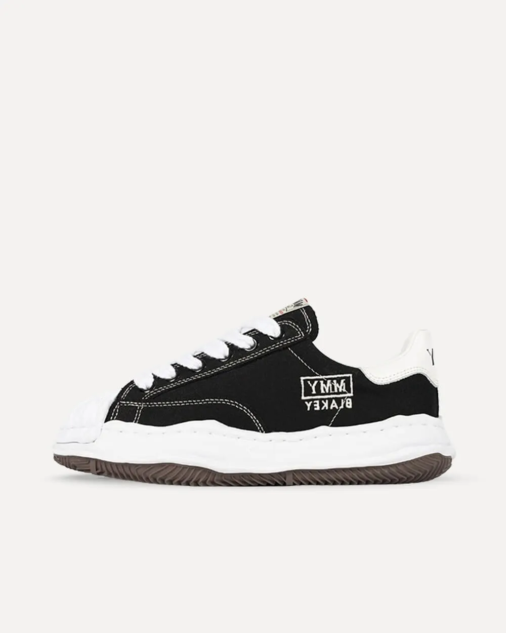 Maison Mihara Yasuhiro Blakey OG Sole Canvas Black / White A08FW735-BLKWHT sneaker