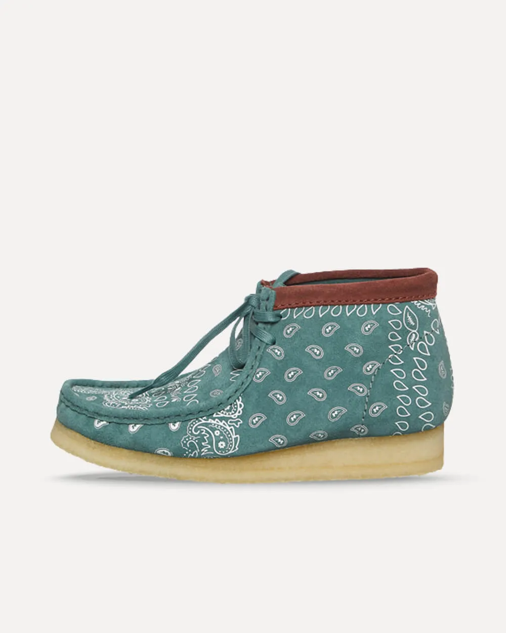 Clarks Originals Wallabee Boot “Green Paisley” Green Paisley 26168803 sneaker