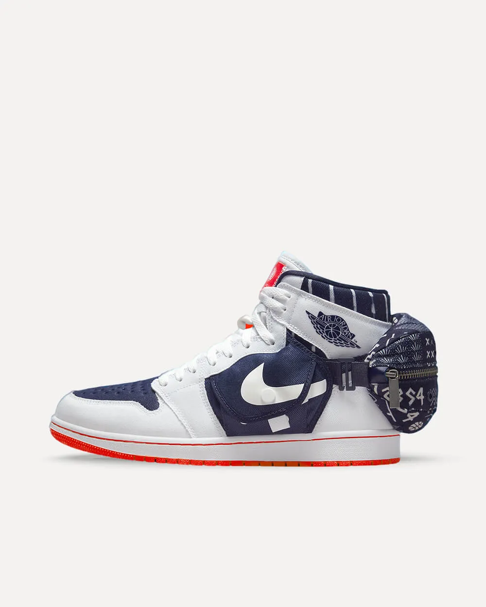 Nike Air Jordan 1 OG SP Utility Stash Quai 54 WHITE/NEUTRAL INDIGO-LIGHT BONE DV1717-100 sneaker