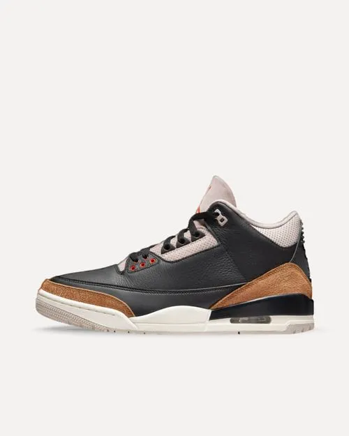 Nike Air Jordan 3 Retro „Desert Elephant“ BLACK/RUSH ORANGE-FOSSIL STONE-SAIL CT8532-008 sneaker