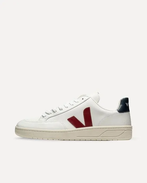 Veja V-12 Leather Extra-White / Marsala / Nautico XD0201955B sneaker