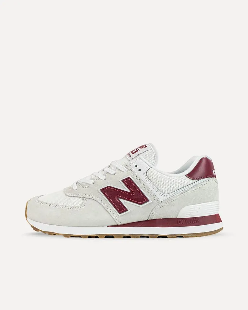 New Balance ML574TE2 white/grey/bordeaux ML574TE2 sneaker