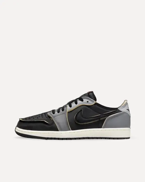 Nike Air Jordan 1 Retro Low OG EX BLACK/FIRE RED-DK SMOKE GREY DV0982-006 sneaker