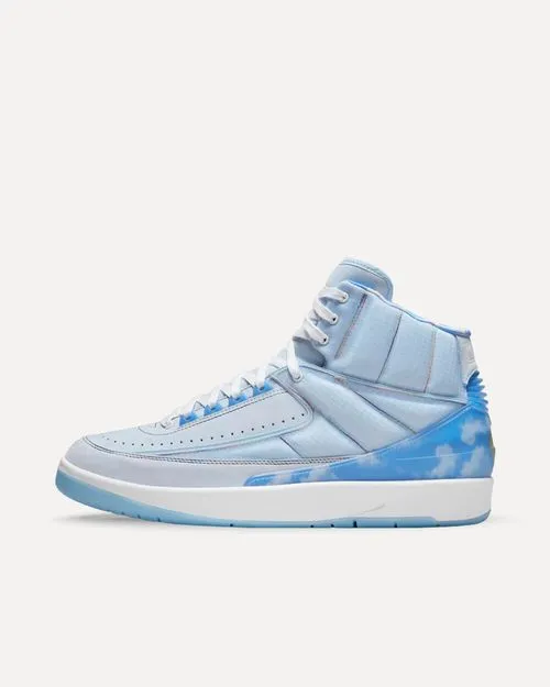 Nike x J Balvin Air Jordan 2 „Celestine Blue“ Celestine Blue/White-Multi-Color DQ7691-419 sneaker