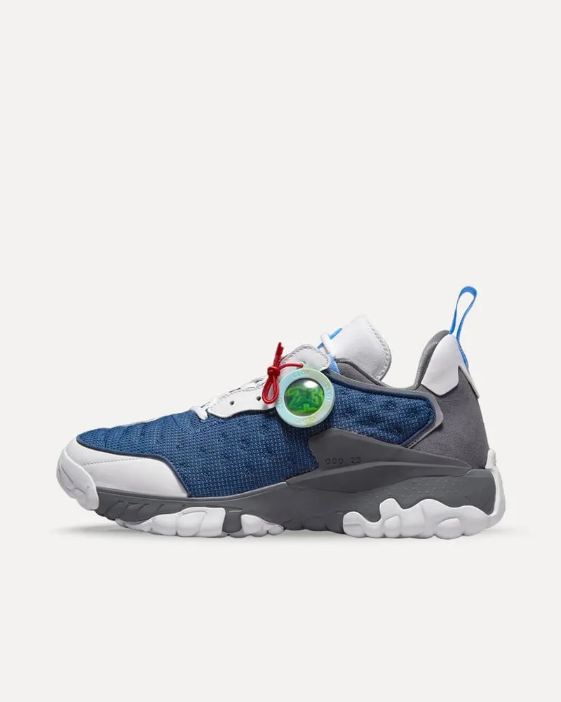 Nike x CLOT Air Jordan Delta 2 „Flint“ WHITE/UNIVERSITY BLUE-NAVY-IRON GREY DO2155-100 sneaker