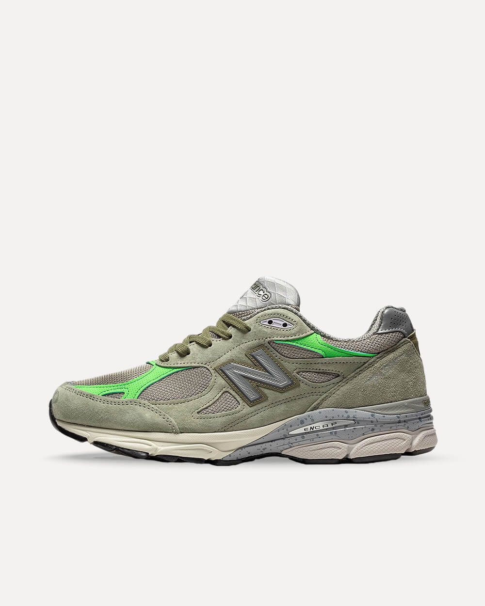 New Balance x Patta M990PP3 Made in USA Olive / White Pepper M990PP3 sneaker