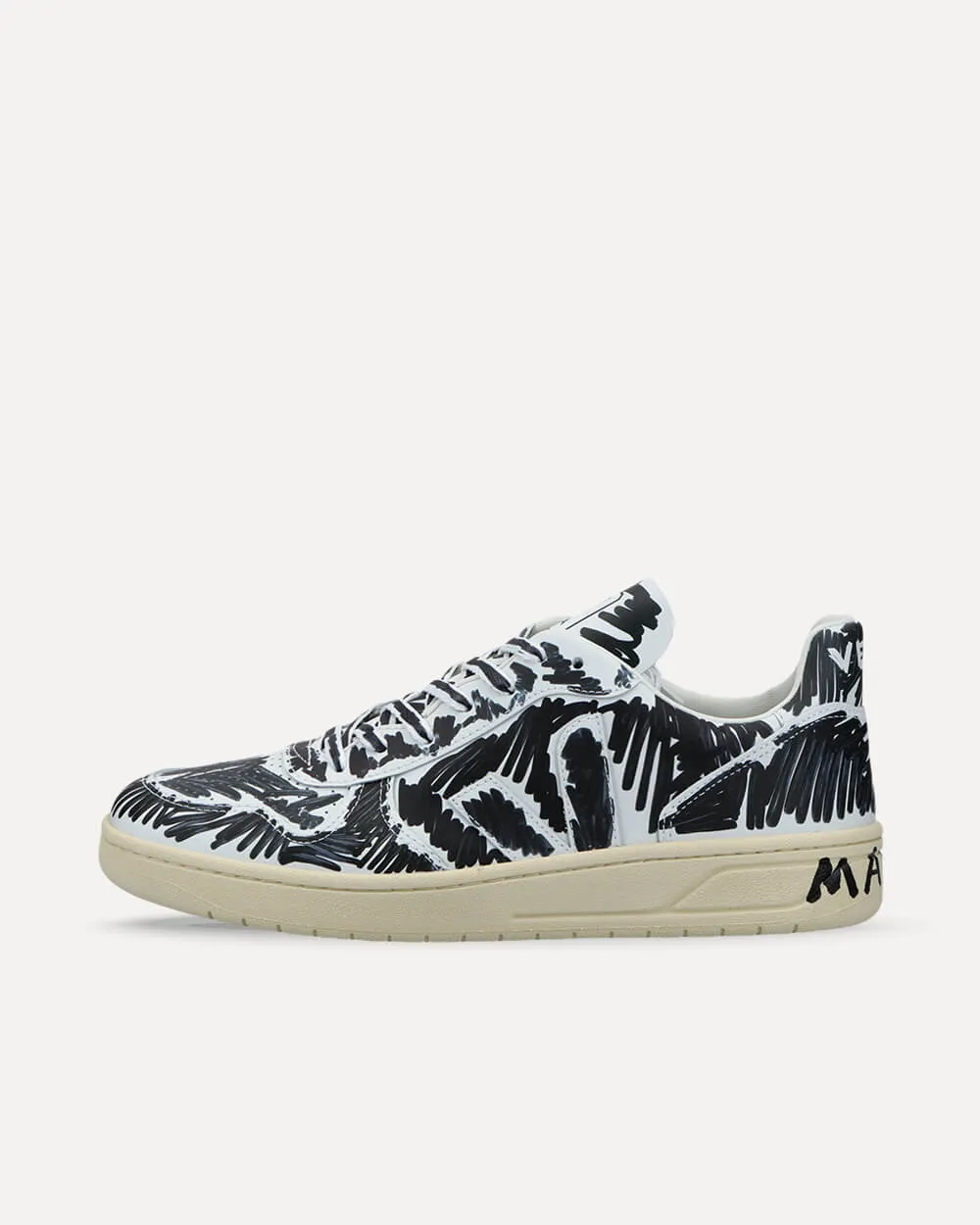 Veja x Marni V-10 Leather‍ Full Black VX0203067 sneaker