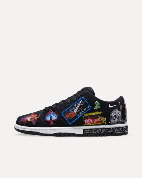 Nike SB x Neck Face Dunk Low Pro BLACK/BLACK-MULTI COLOR-WHITE DQ4488-001 sneaker