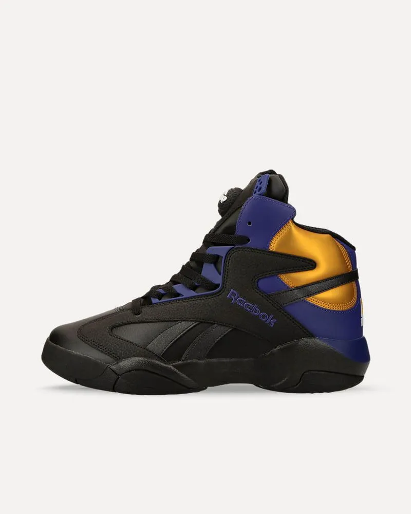 Reebok Shaq Attaq Core Black / Bold Purple / Collegiate Gold GY7127 sneaker
