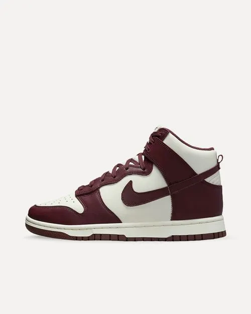 Nike Wmns Dunk High „Burgundy Crush“ Burgundy Crush / Burgundy Crush / Sail DD1869-601 sneaker