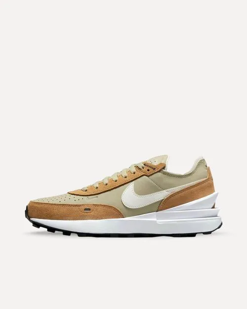 Nike Waffle One Leather Limestone / Ale Brown / White DX9428-200 sneaker