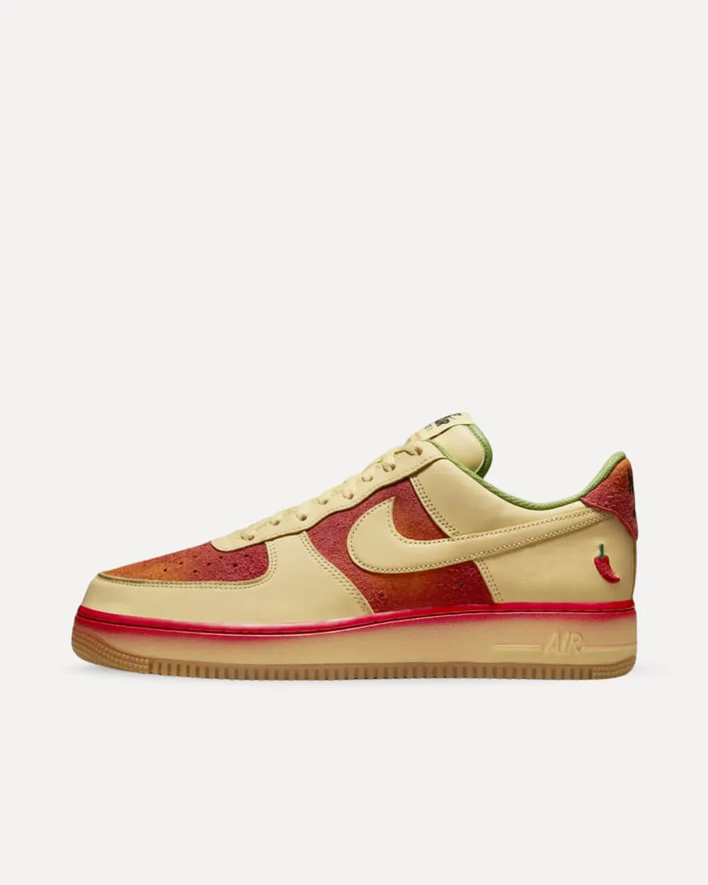 Nike Air Force 1 ’07 Low “Chili Pepper” WASH/LEMON WASH-UNIVERSITY RED DZ4493-700 sneaker