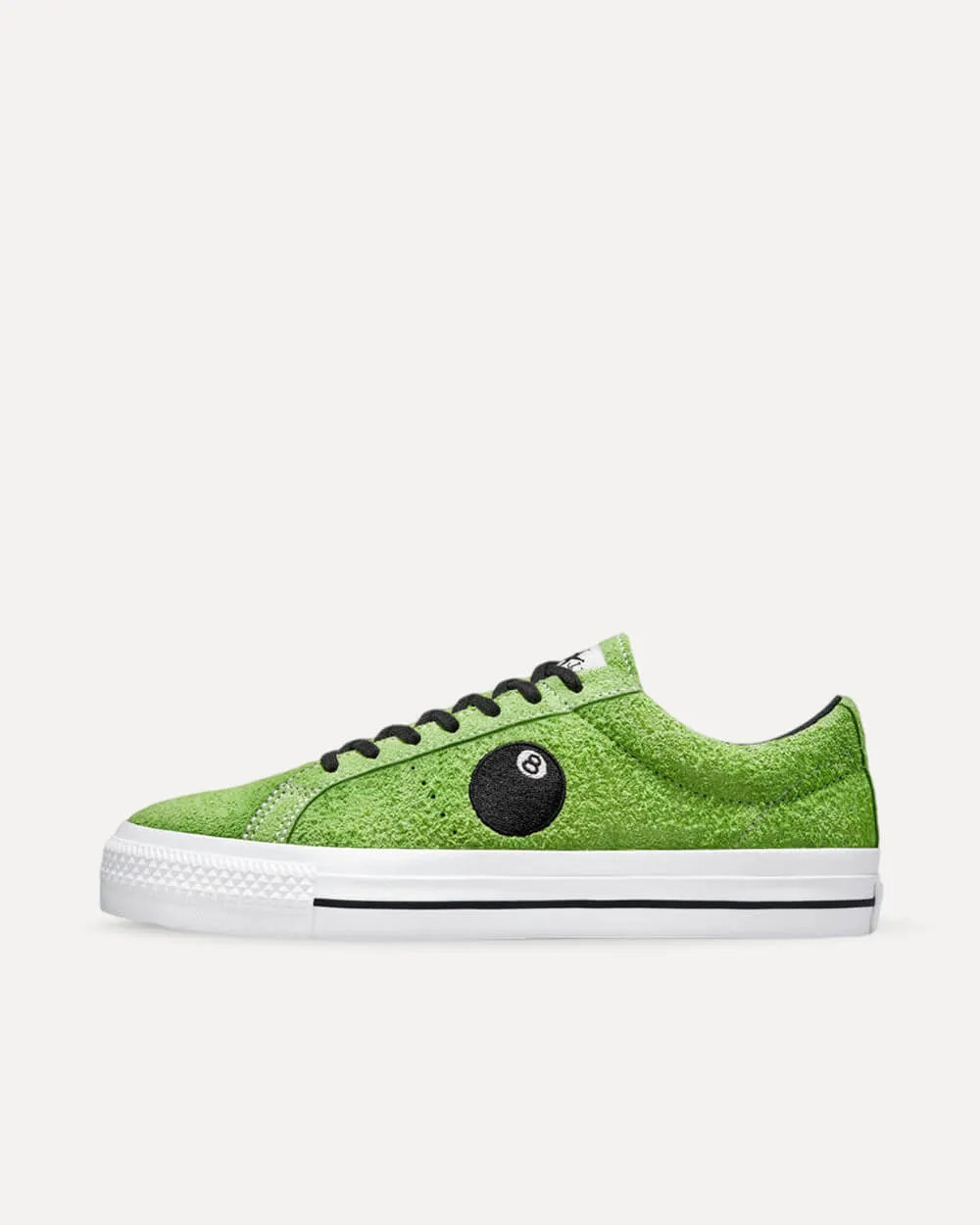 Converse x Stüssy One Star Pro 8-Ball Green Flash/White/Black A03712C sneaker