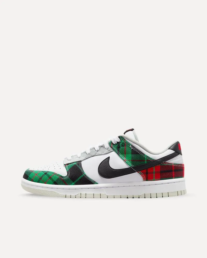 Nike Dunk Low „Plaid“ White / Black / White / University Red DV0827-100 sneaker