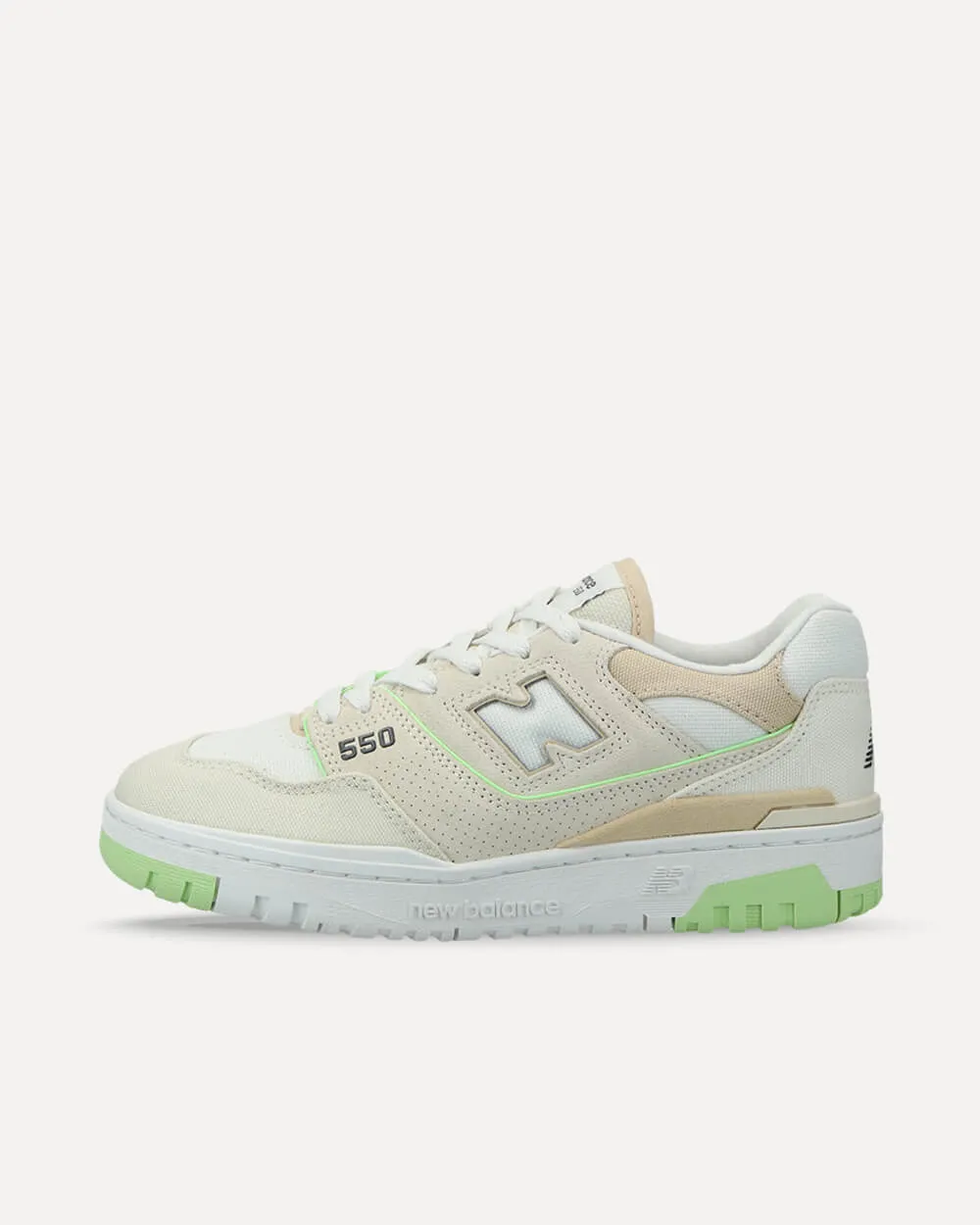 New Balance BBW550FB Turtledove / Lime BBW550FB sneaker
