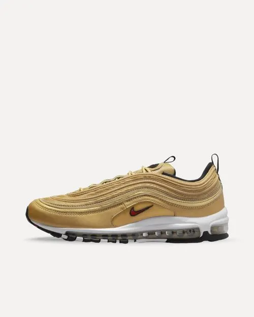 Nike Air Max 97 “Golden Bullet” metallic gold/ varsity red/black/wihte DM0028-700 sneaker