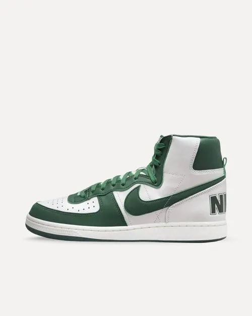 Nike Terminator High “Noble Green” Swan/Noble Green/Sail/Washed Green FD0650-100 sneaker