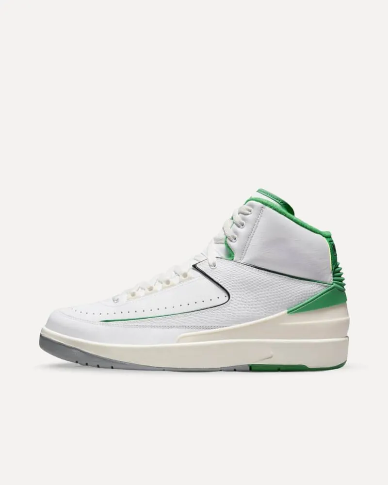 Nike Air Jordan 2 Retro „Lucky Green“ White/Lucky Green-Sail-Light Steel Grey DR8884-103 sneaker