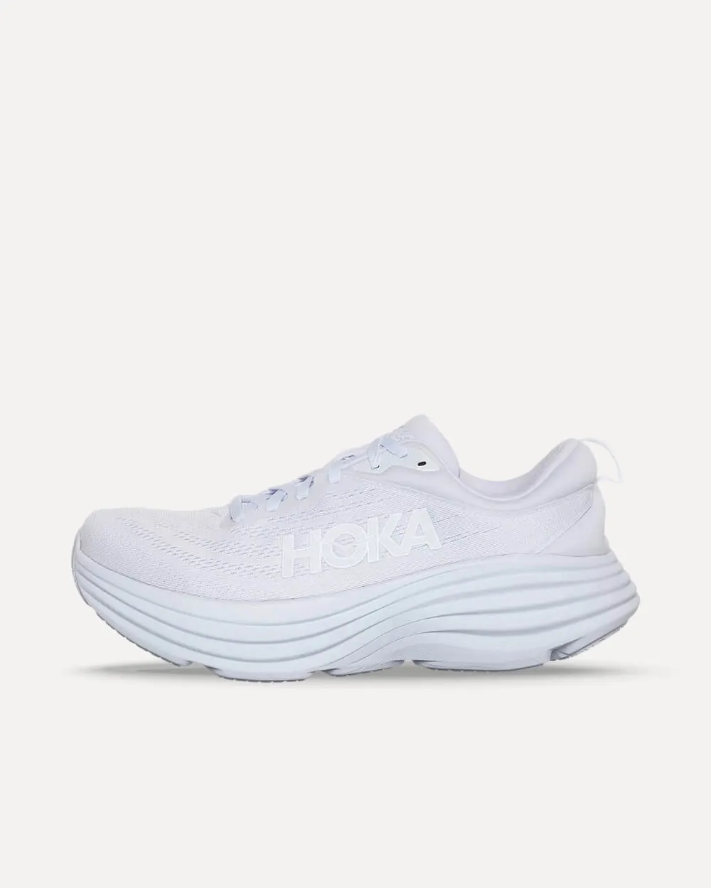 HOKA Bondi 8 WHITE/WHITE 1123202-WWH-D sneaker
