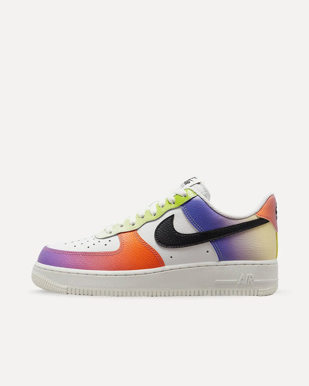 Nike Wmns Air Force 1 ’07 „Multi-Gradient“ Summit White / Black / Bright Mandarin FD0801-100 sneaker
