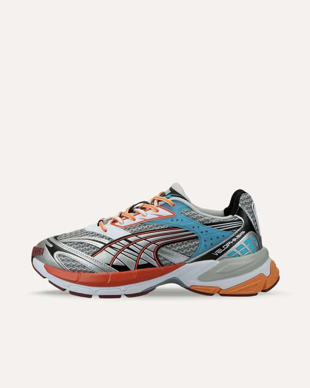 Puma Velophasis Phased Cool Light Gray / Chilli Powder 389365-02 sneaker