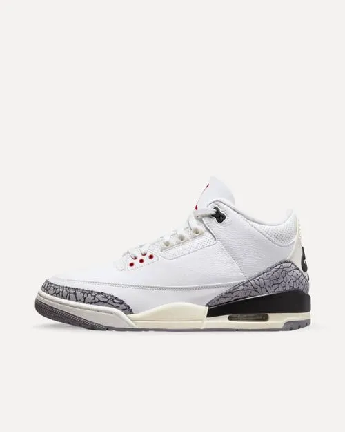 Nike Air Jordan 3 Retro “White Cement” Summit White / Fire Red / Black / Cement Grey DN3707-100 sneaker