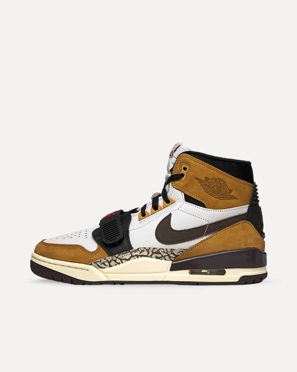 Nike Air Jordan Legacy 312 “Rookie of the Year” White / Baroque Brown / Wheat / Varsity Red AV3922-102 sneaker