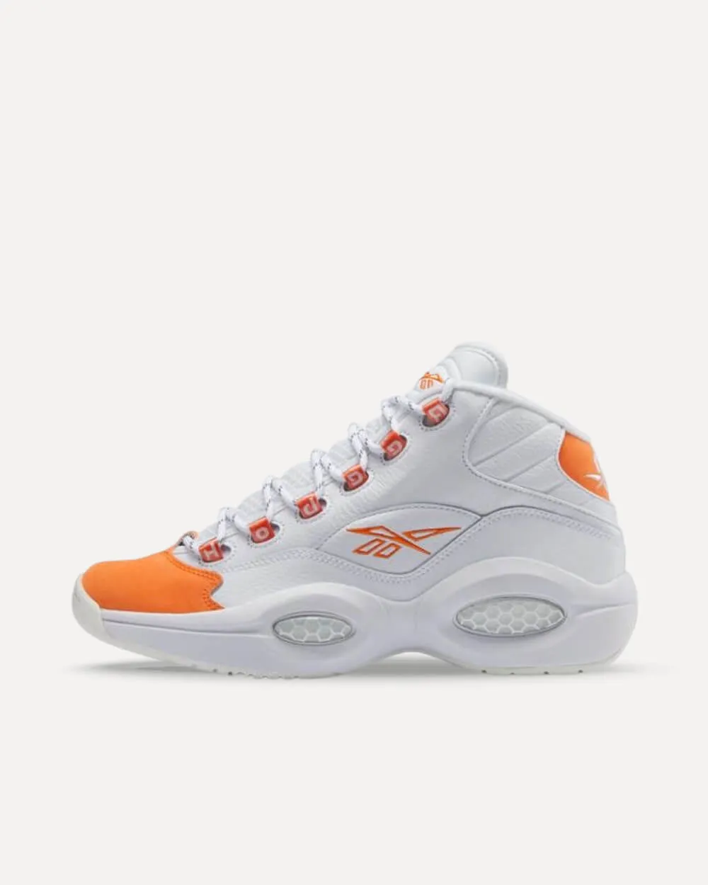 Reebok Question Mid „Orange Toe“ Footwear White / Sma Orange / Chalk White HR1049 sneaker
