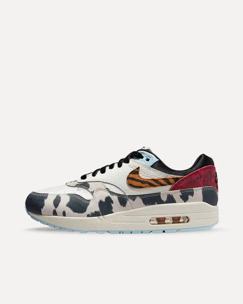 Nike Wmns Air Max 1 ’87 „Tiger Swoosh“ SAIL/BLACK-CELESTINE BLUE-PICANTE RED FD0827-133 sneaker