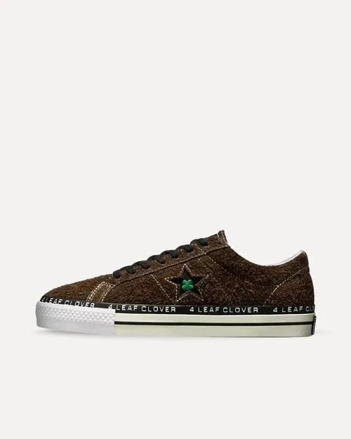 Converse X Patta One Star Pro OX „Four-Leaf Clover“ Java / Burnt Olive / White A03174C sneaker